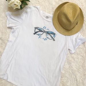 Old Navy T-shirt with Sunglasses